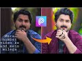 How to PicsArt editing video face and background editing