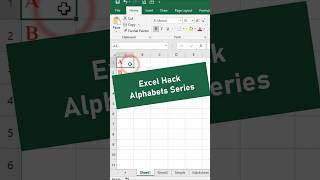 Write Alphabet Series Like a PRO in MS Excel!