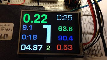 PIC32 & LCD 2.8" - test template transition