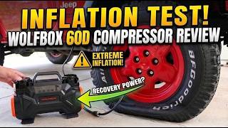 12V Portable Air Compressor Review: Wolfbox HyperFlow60D!
