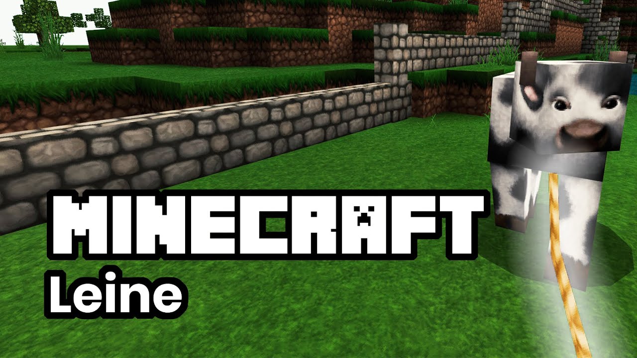 Minecraft: LEINE - Ganz einfach herstellen & benutzen | BroGamers.de -  YouTube
