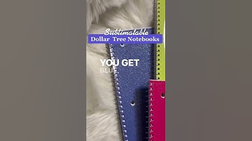 Sublimatable Dollar Tree Notebooks!