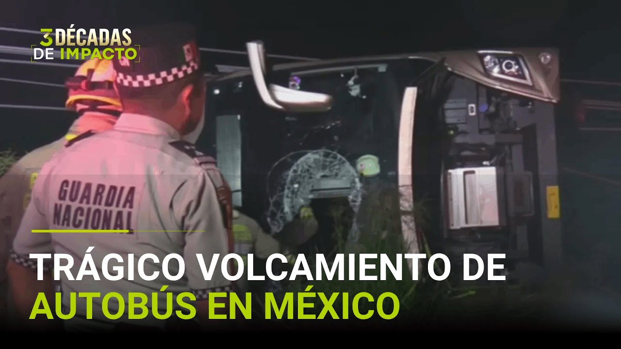 Varios muertos y decenas de heridos deja el volcamiento de un autobús ...