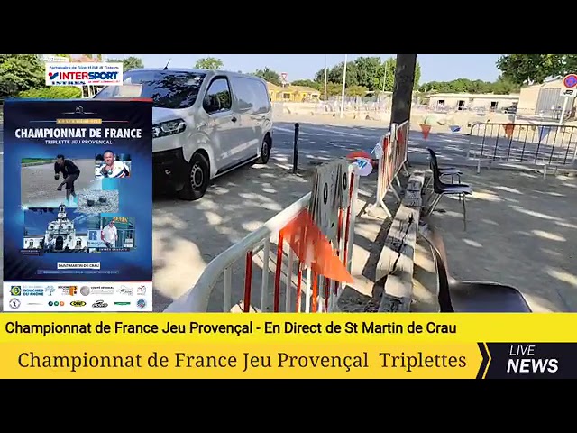 Miniature : 🎥PRÉPARATION ET FINITION DES INSTALLATIONS 🎥 DIRECT LIVE CHAMPIONNAT DE FRANCE JEU PROVENÇAL