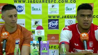 Rueda de prensa de Santa Fe tras su partido ante Jaguares