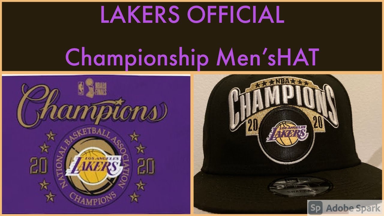 lakers championships hat 2020