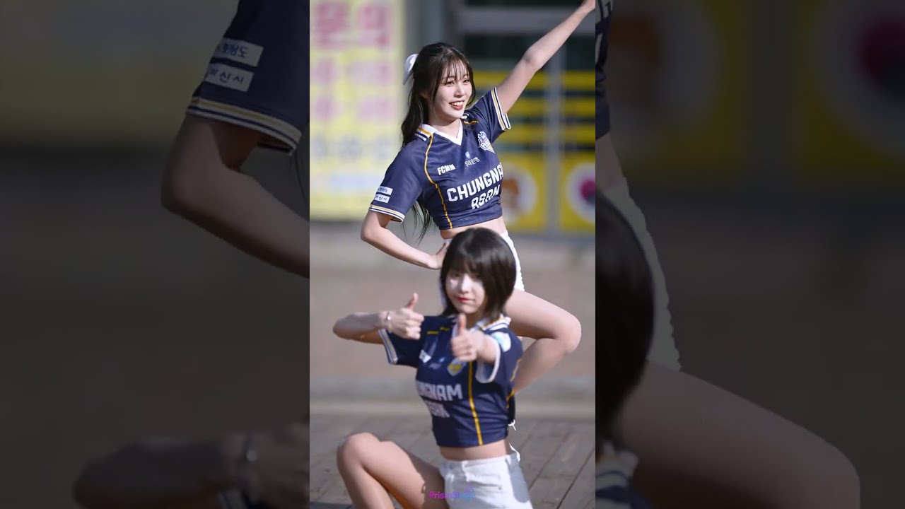[8K] 260221 유세빈(충남아산FC 치어리더) 댄스 메들리 직캠 @온양온천역 비타민걸스 게릴라 행사