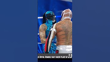 IT’S ON!! This is how you start a #RoyalRumble Match 🙌