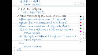 Maximum Subarray Sum using Divide and Conquer Method