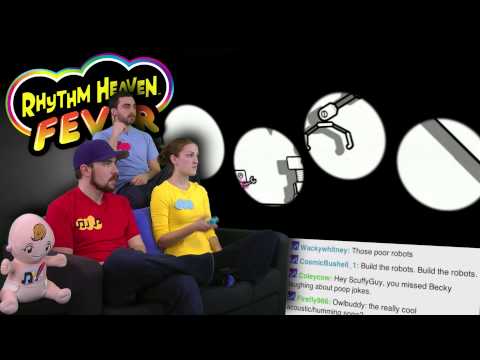 Screwbot Factory 2! - Rhythm Heaven Fever is AWESOME! - Part 44 - Screwbot Factory 2! - Rhythm Heaven Fever is AWESOME! - Part 44