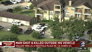 21-year-old man gunned down at apartment complex in north Harris County was likely targeted, pol...