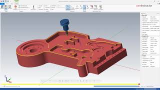 Famous New Features in Mastercam 2019 - Model Chamfer Video 1 of 2 Profile