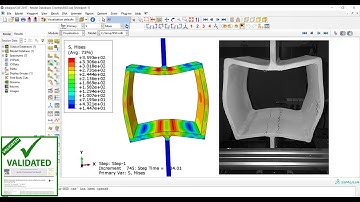 Metallic box- shaped damper under cyclic loading Abaqus
