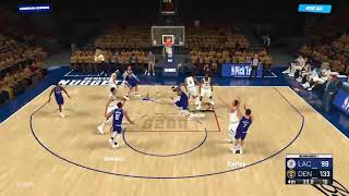 🔴 LA Clippers vs Denver Nuggets LIVE NBA2K23 PlayStation Gameplay YouTube Gaming 2024 🏀