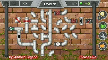 Pipeline Extra Level 33 All 3 stars By Pixign, Android Solution