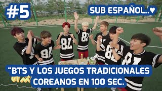 (SUB ESPAÑOL) RUN BTS #5: BTS y su día deportivo de los 100 segundos