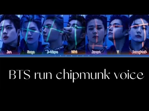BTS RUN chipmunk voice 🙂🙂🙂🙂🙂