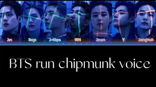BTS RUN chipmunk voice 🙂🙂🙂🙂🙂