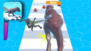Dino Run 3D - New Levels iOS,Android Gameplay Walkthrough Alltrailers Mobile Game 121 to 140