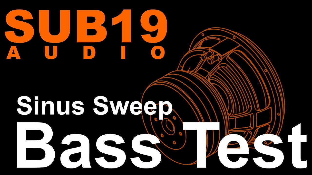 Bass Test Sinus Sweep 15 95 Hz low frequency response subwoofer test  tone sine wave