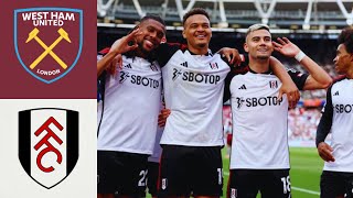 West Ham vs Fulham 0-2 | Highlights | Premier League 2023/24 | ALL GOALS
