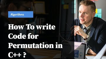 Permutation in c++