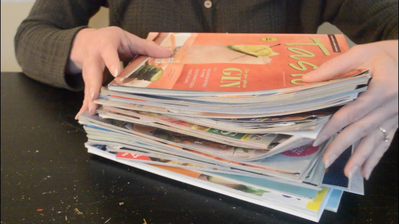 Asmr - Recipe Magazines - Show and Tell - Softly Spoken