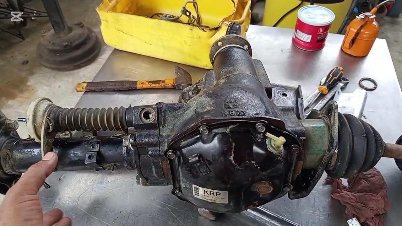 MANTENIMIENTO AL DIFERENCIAL DE LA DOBLE EN MITSUBISHI MONTERO SPORT 3.5