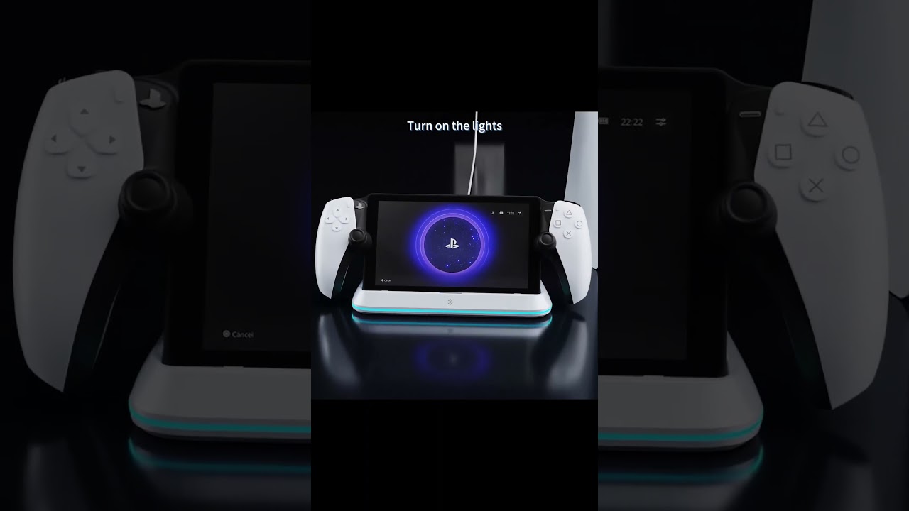 PlayStation Portal Charging Dock - RGB Lights & Magnetic Charging!