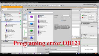 Celebrity TIA Portal programming error OB121 - explanation Net Worth