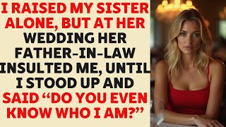 Her Father-in-Law Mocked Me at My Sister’s Wedding — Until I Revealed Who I Was and Shut Him Down
