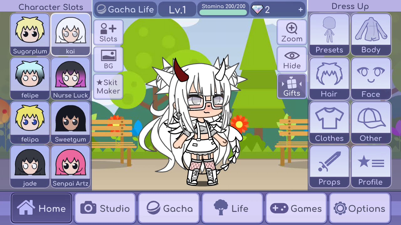 como fazer uma oc bonita no gacha life 