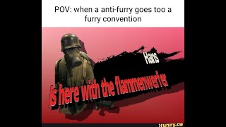 Anti furry memes I harvested during the month