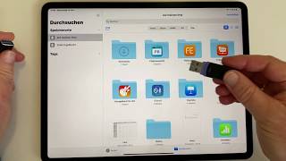 iPad mit iPadOS 13: Dateien einem USB Stick speichern YouTube