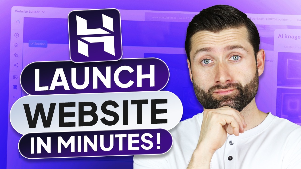 Hostinger AI website builder tutorial | Best website builder for beginners!