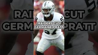 🚨BREAKING: Raiders Release Germaine Pratt #nfl #raiders #shorts