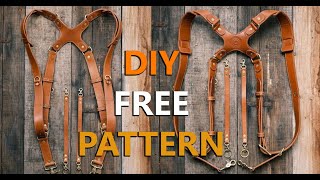 personalize leather camera strap.free pdf pattern