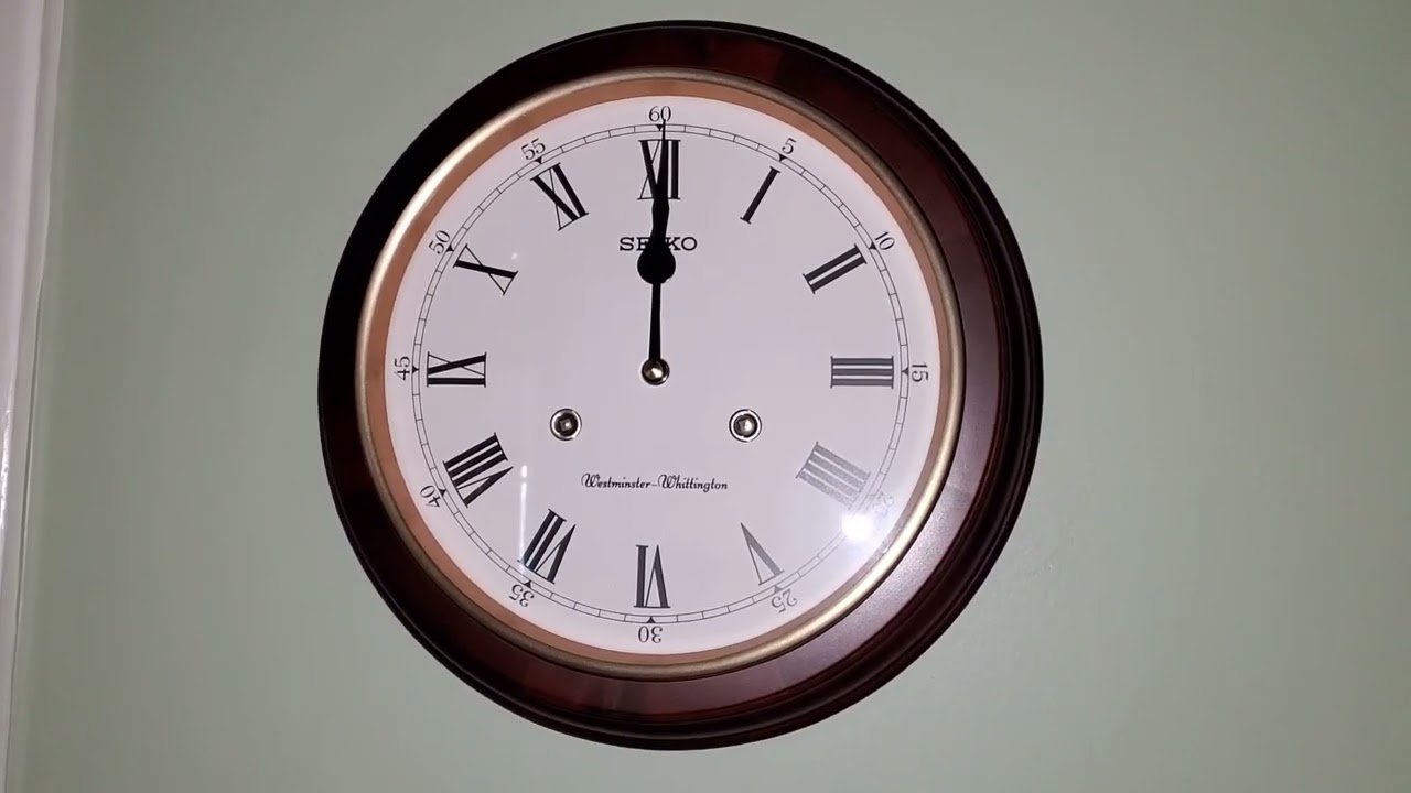 Seiko Westminster/Whittington Chime Clock (Westminster Chimes