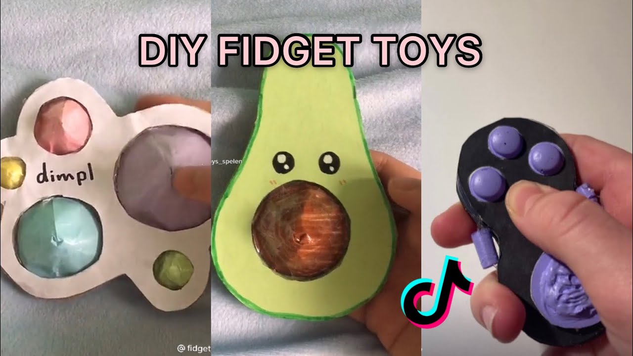 DIY Pop It Fidgets! How to Make Viral TikTok Fidget Toys 
