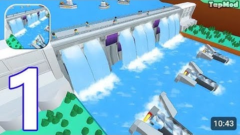 Dam Builder - Gameplay Walkthrough Part 1 Idle Dam Builder Tycoon - iOS