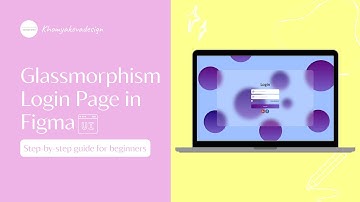 Glassmorphism Login Page Design | Figma Showcase