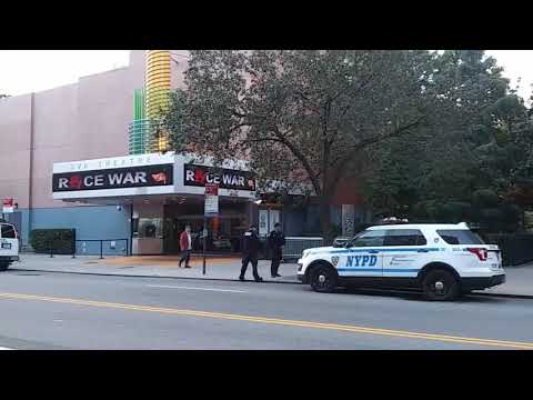 NYPD Outside The SVA Theatre for Race War