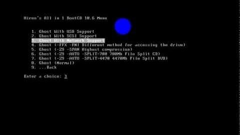 backup and restore on network with ghost