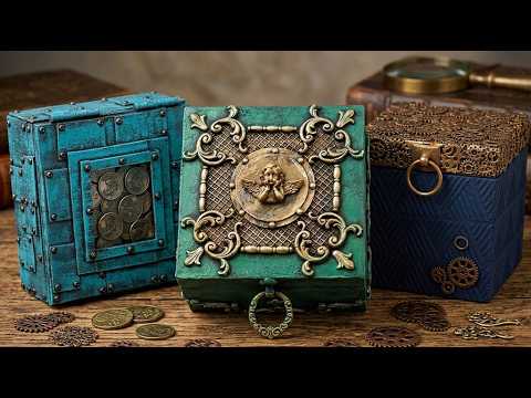 3 Brilliant DIY Cardboard Crafts ♻️🎨✨ Easy Box Upcycling Ideas