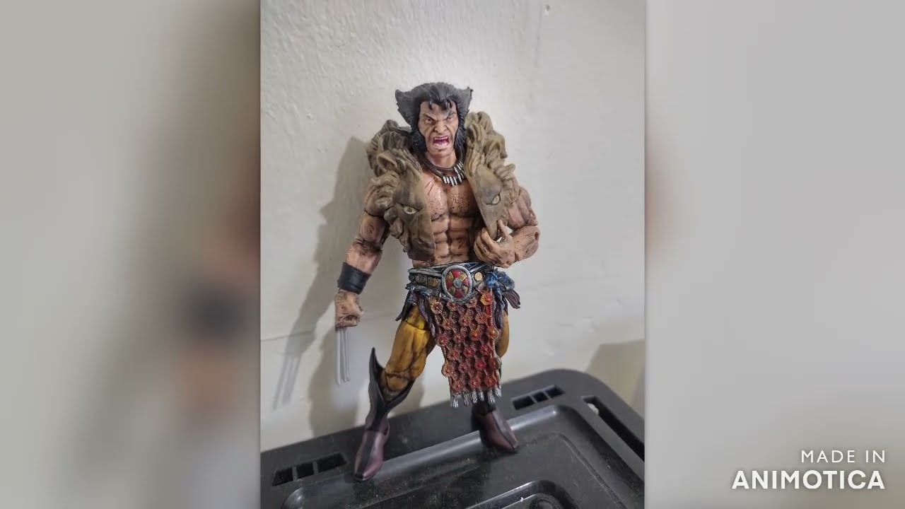 Weirdverse: Savage Wolverine custom action figure