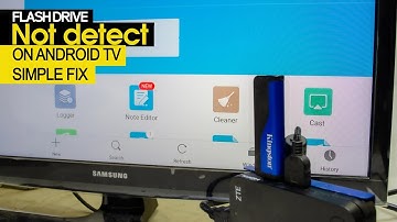 USB connected to TV but cannot see its folders and files