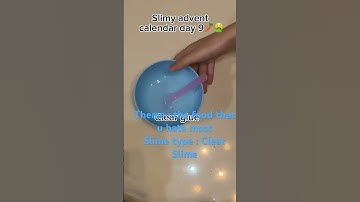 Slimy advent calendar day 9 #asmr #christmas #clawmachine #adventcalendar #slime #shorts