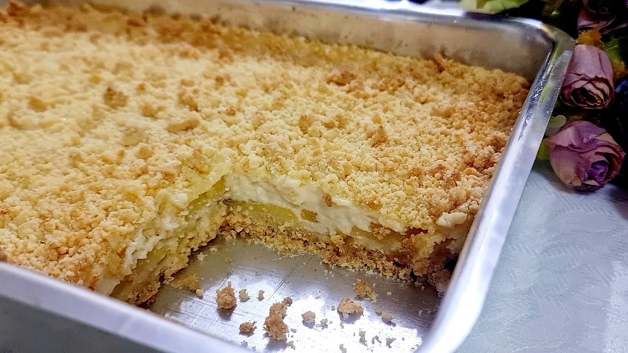 Яблочный пирог со сгущенкой! Просто и вкусно!!