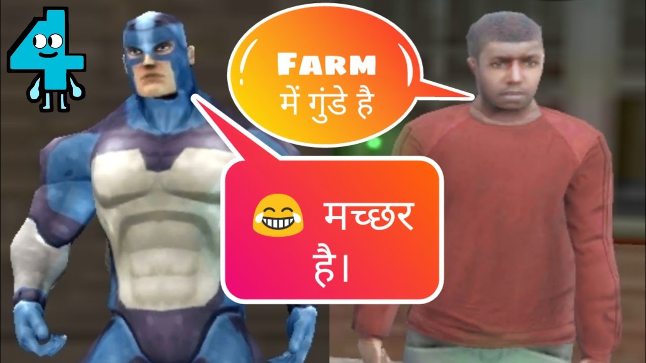 Rope Hero Vice Town "Raid on Dealers" Mission video in Hindi Rope