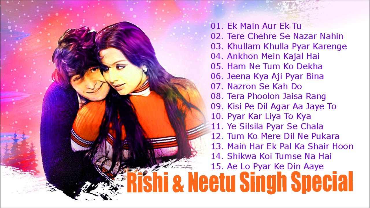 Best Of Rishi Kapoor and Neetu Singh Evergreen Hindi Songs  Bollywood  Jukebox